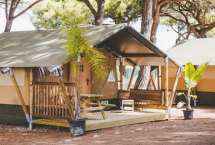 Bungalow en madera Glamping Safari